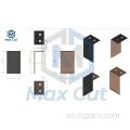 Piezas de maquinaria de impresión de flexo 106*40*2 Posicionamiento de cobre